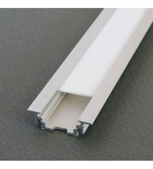 LED алуминиев профил GROOVE-BC профил - бял - 2 метра